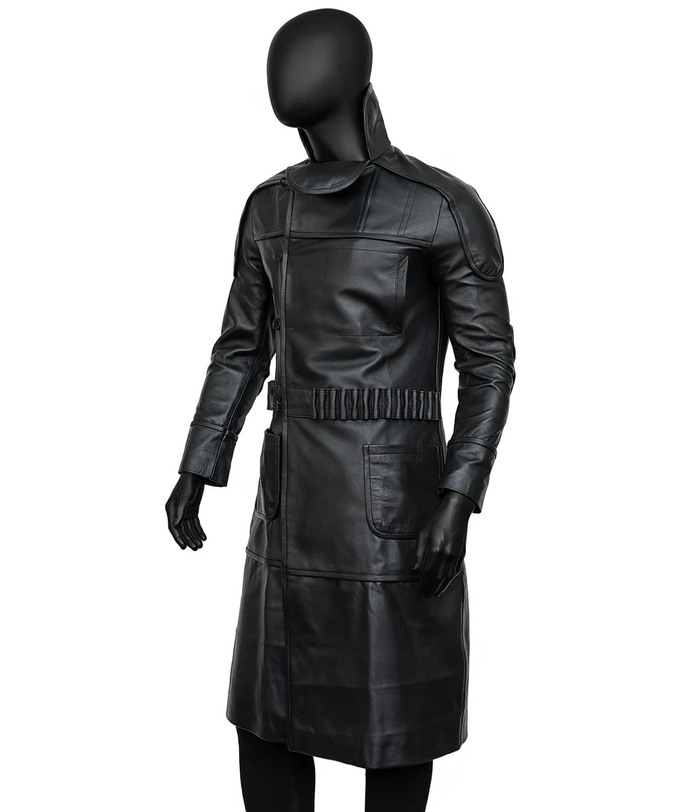 Black Blade Runner 1982 Roy Batty Trench Coat