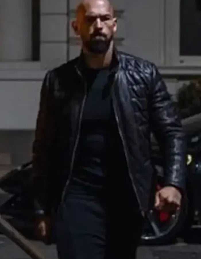 Andrew Tate Leather Black Jacket