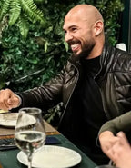 Andrew Tate Leather Black Jacket