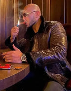 Andrew Tate Leather Brown Jacket