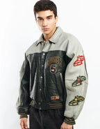 Asap Rocky Praise the Lord Avirex Leather Varsity Jacket