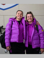 England Lionesses Nike Purple Puffer Jacket