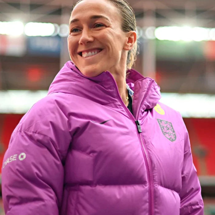 England Lionesses Nike Purple Puffer Jacket