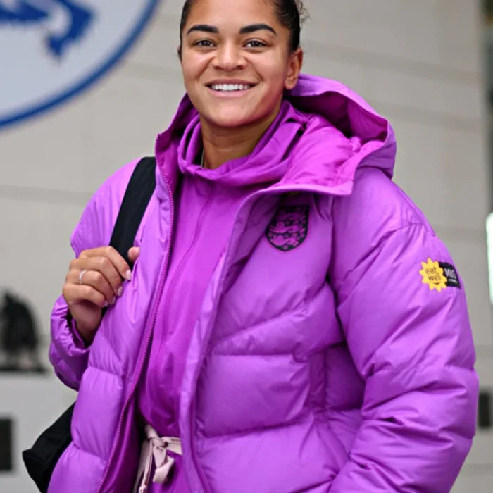 England Lionesses Nike Purple Puffer Jacket