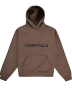 Fear Of God Essentials Brown Hoodie