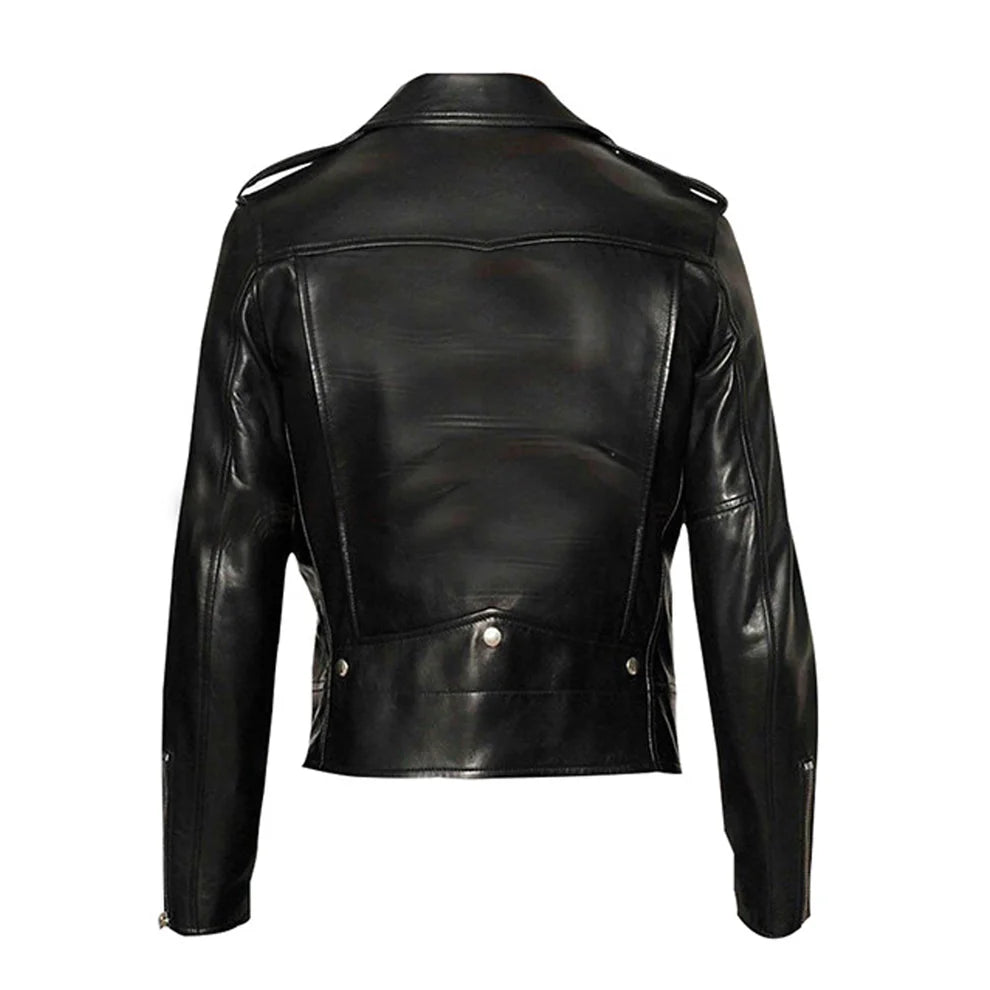 G-Eazy Biker Black Real Leather Jacket