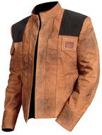 Han Solo Star Jacket, Brown Leather