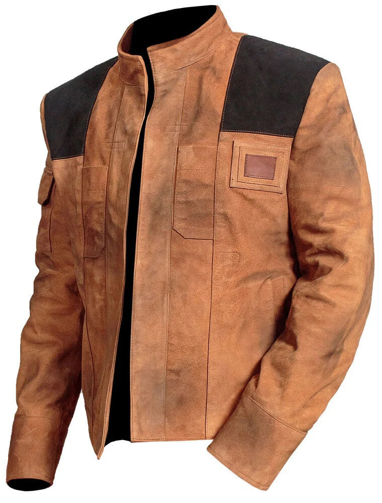 Han Solo Star Jacket, Brown Leather