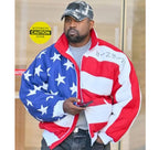 Kanye West American Flag Bomber Jacket