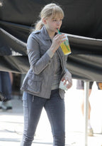 Kick-Ass 2 Chloë Grace Moretz Grey Jacket