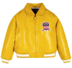 Yellow Avirex Leather Jacket