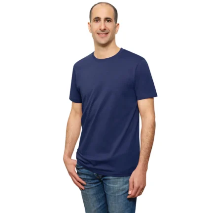 Navy Blue Crew Neck T-Shirt