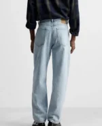 Nik Apparel Blue Straight Leg Jeans Back