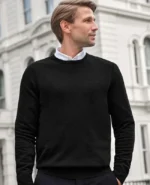 Nik Apparel Cashmere Crew Neck Sweater Front