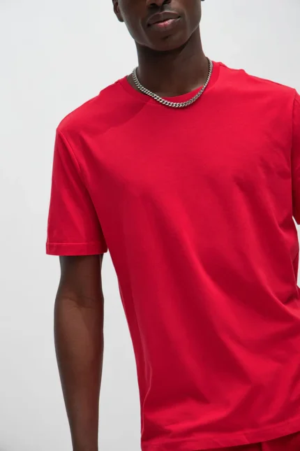 Red Crew Neck T-Shirt